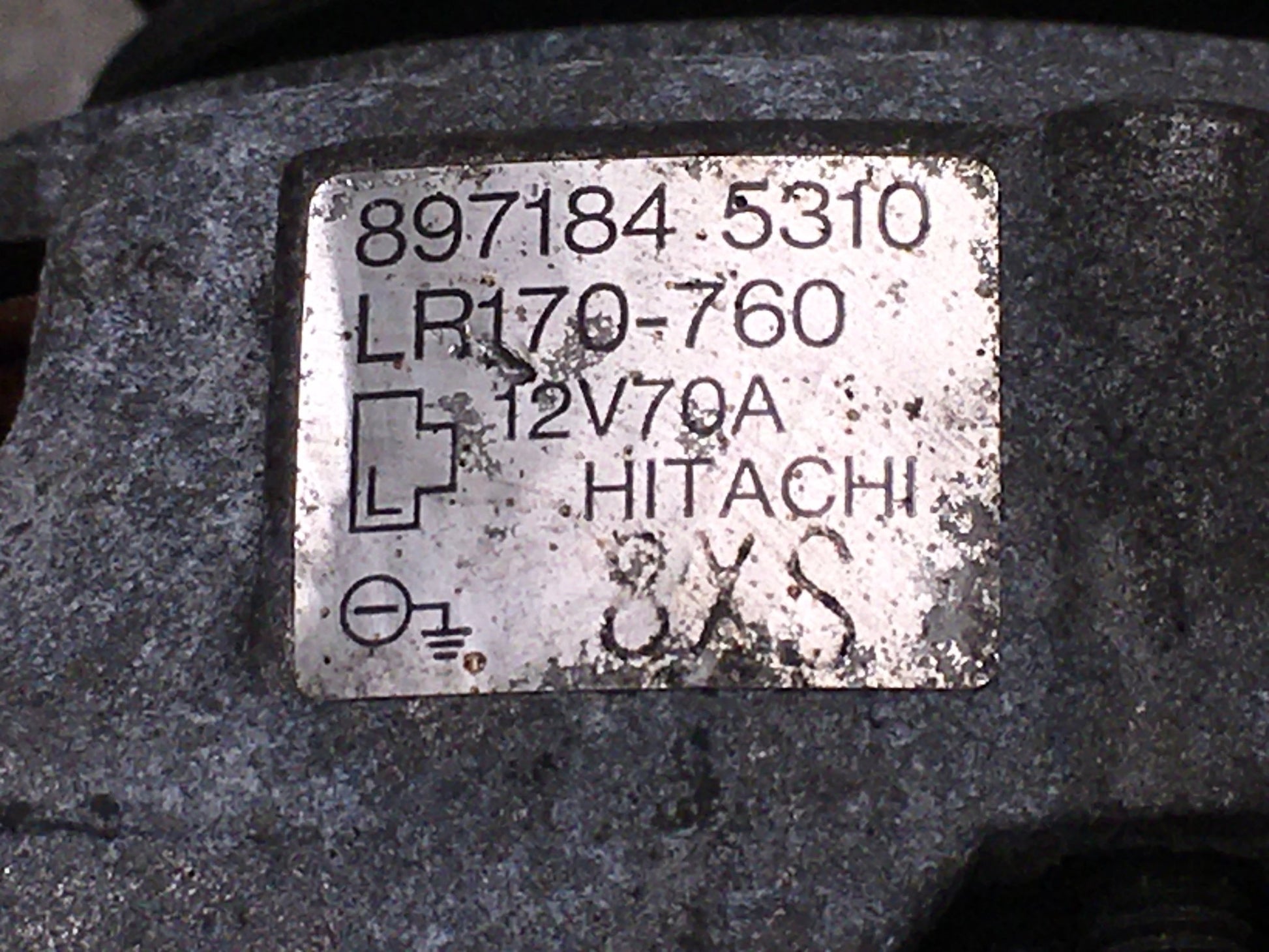 Alternador Opel Monterey 8971845310 - 8971845310