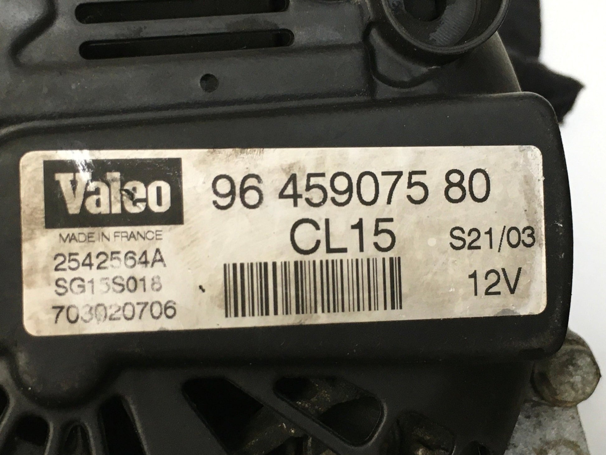 Alternador PSA 9645907580 - 9645907580