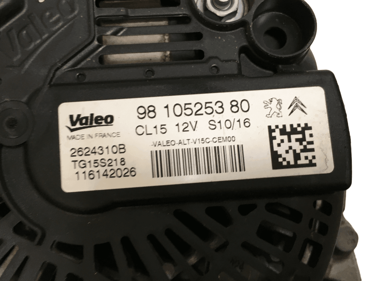 Alternador PSA 9810525380 - 9810525380