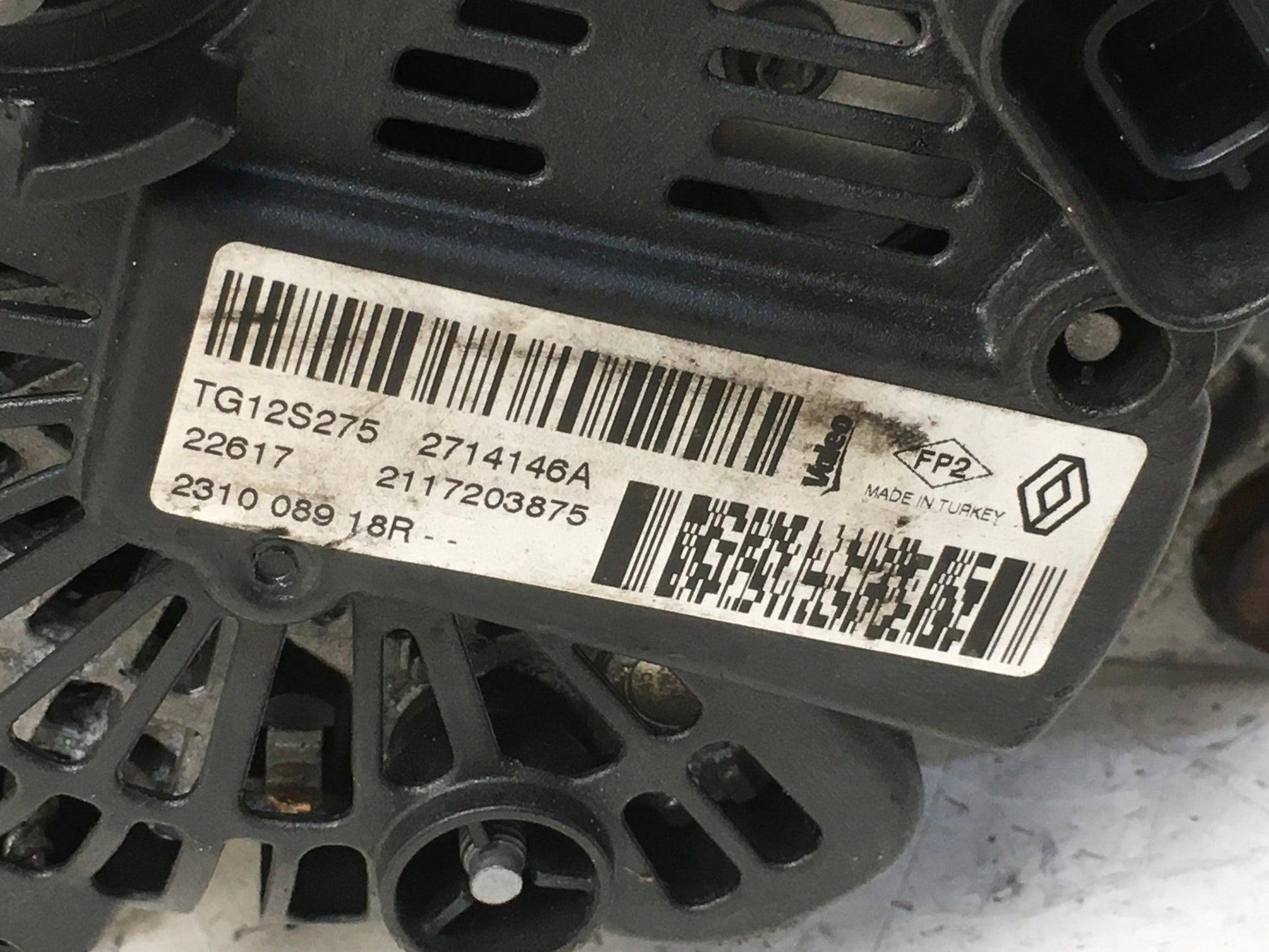 Alternador Renault 231008918R - 231008918R