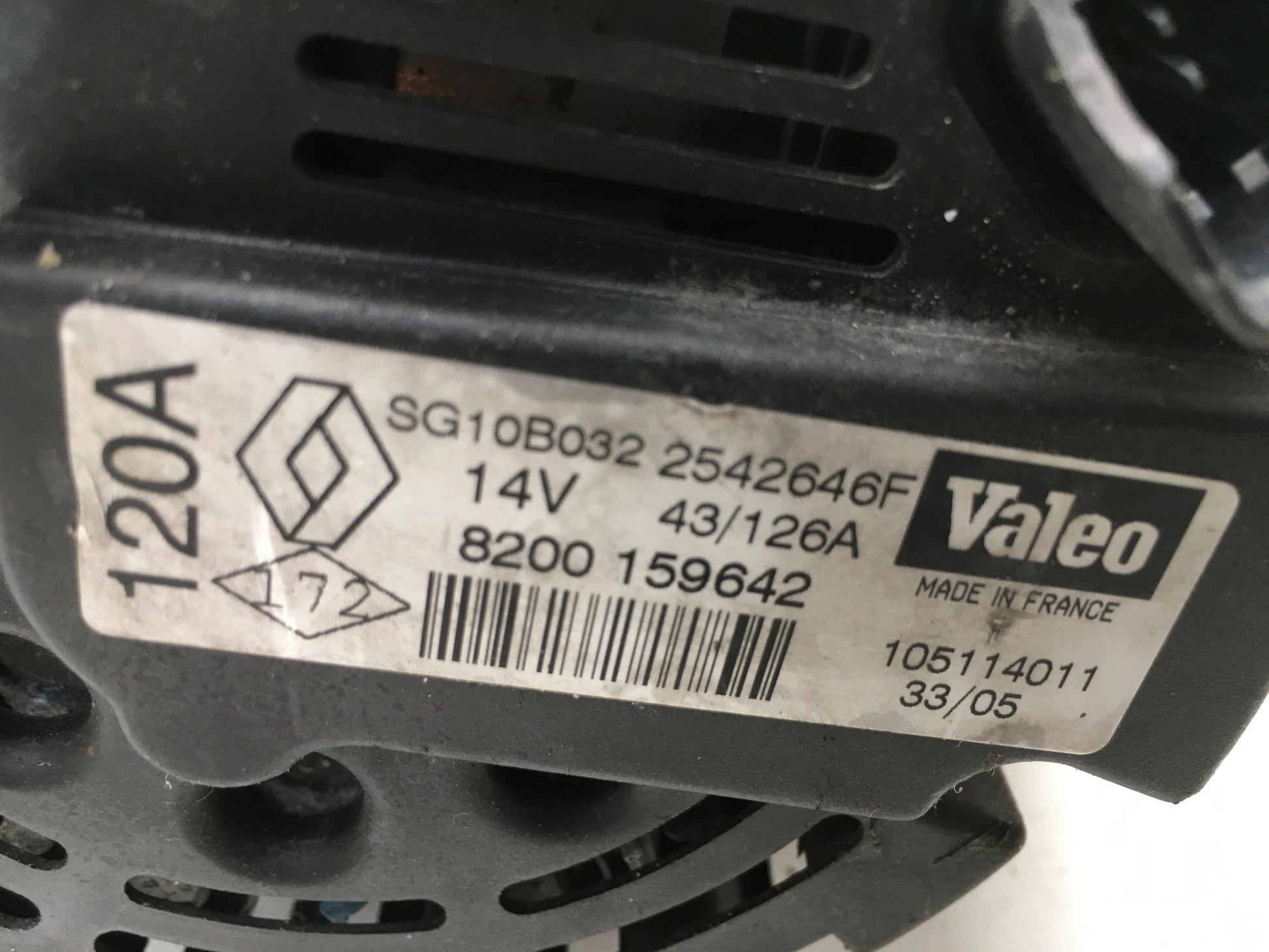 Alternador Renault Kangoo 1 - 8200159642