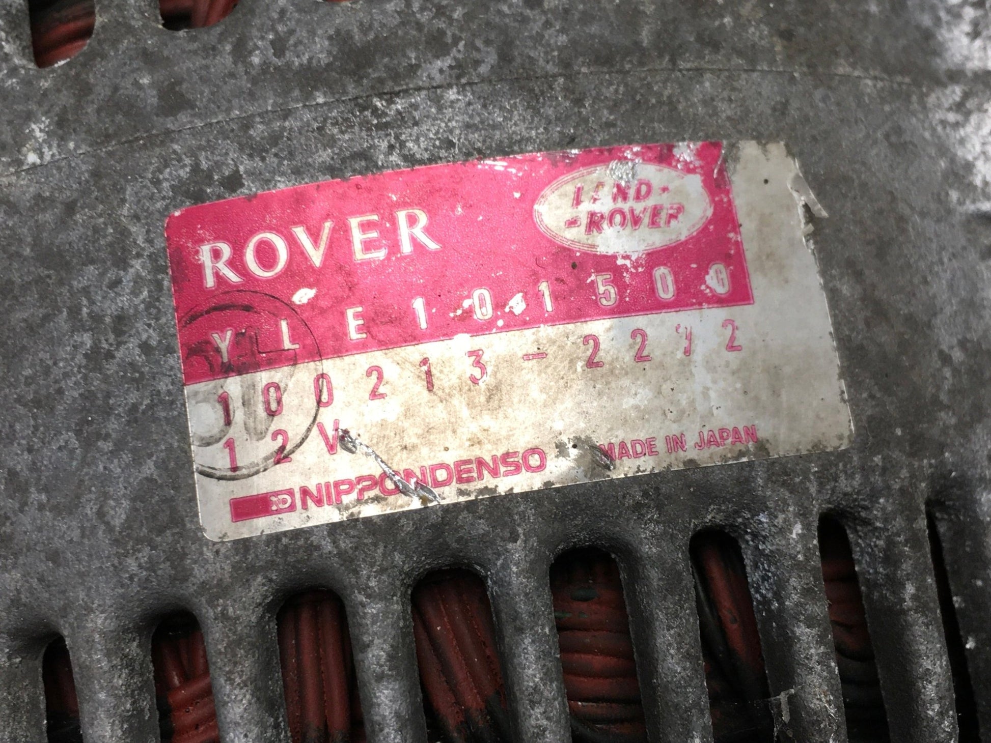 Alternador Rover Honda 1002132272 - 1002132272