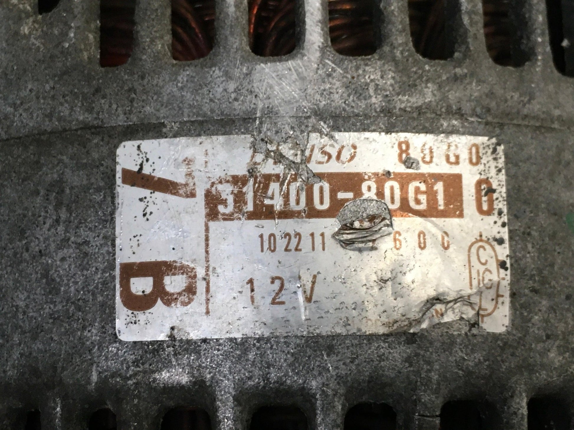 Alternador Suzuki 3140080G1 - 3140080G1