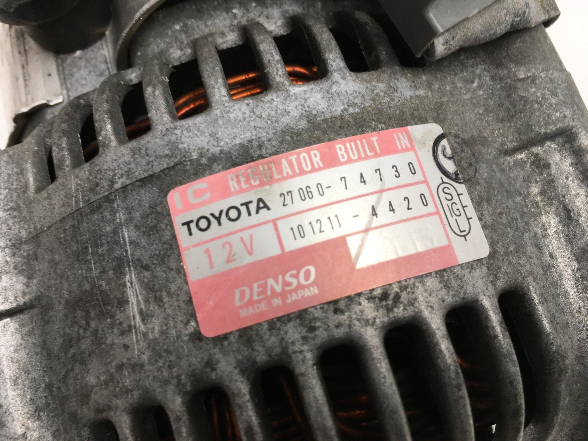 Alternador Toyota 2706074730 - 2706074730