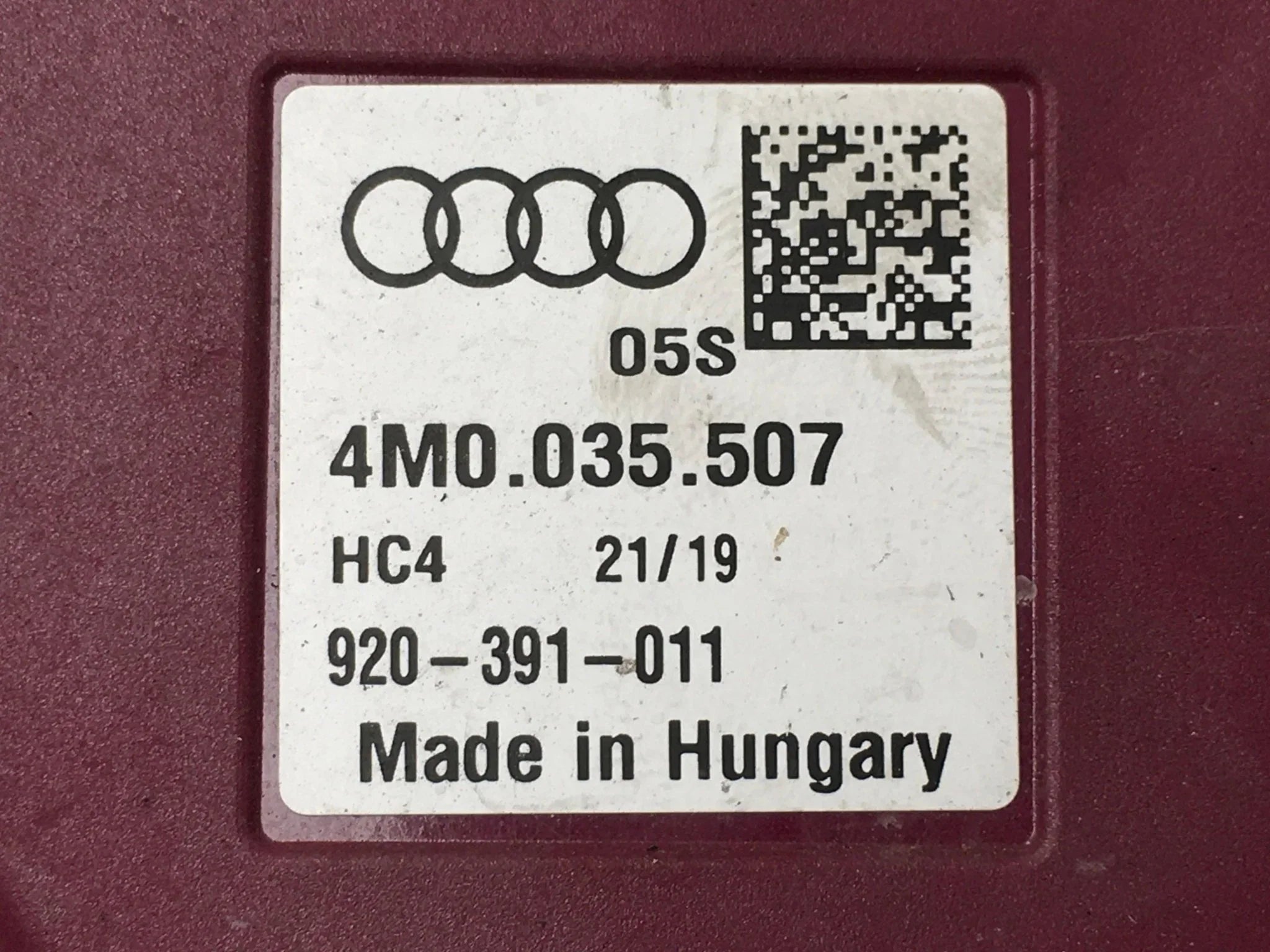 Amplificador antena Audi 4M0035507