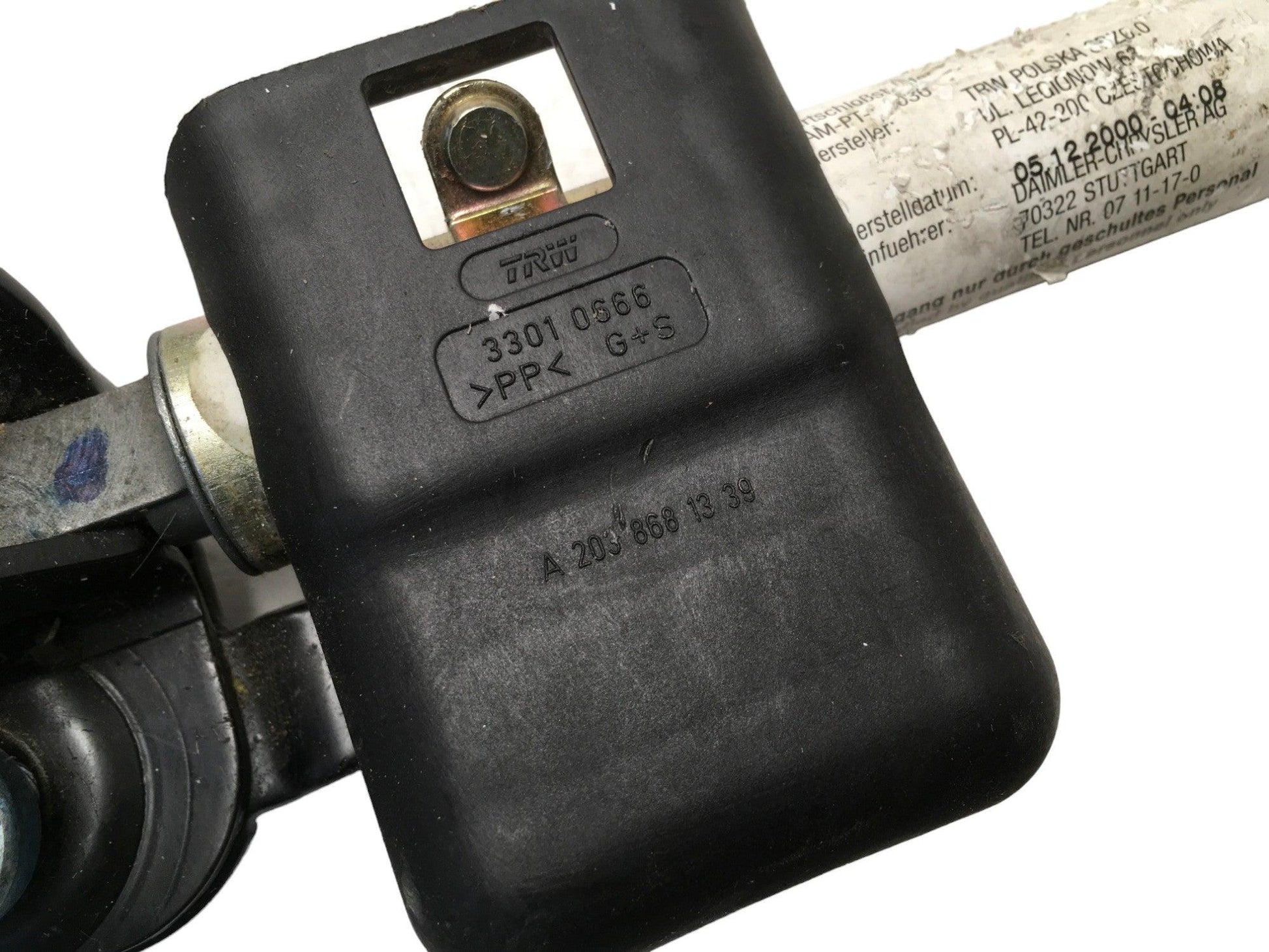 Anclaje cinturon tra dcho Mercedes W203 - A2038681339