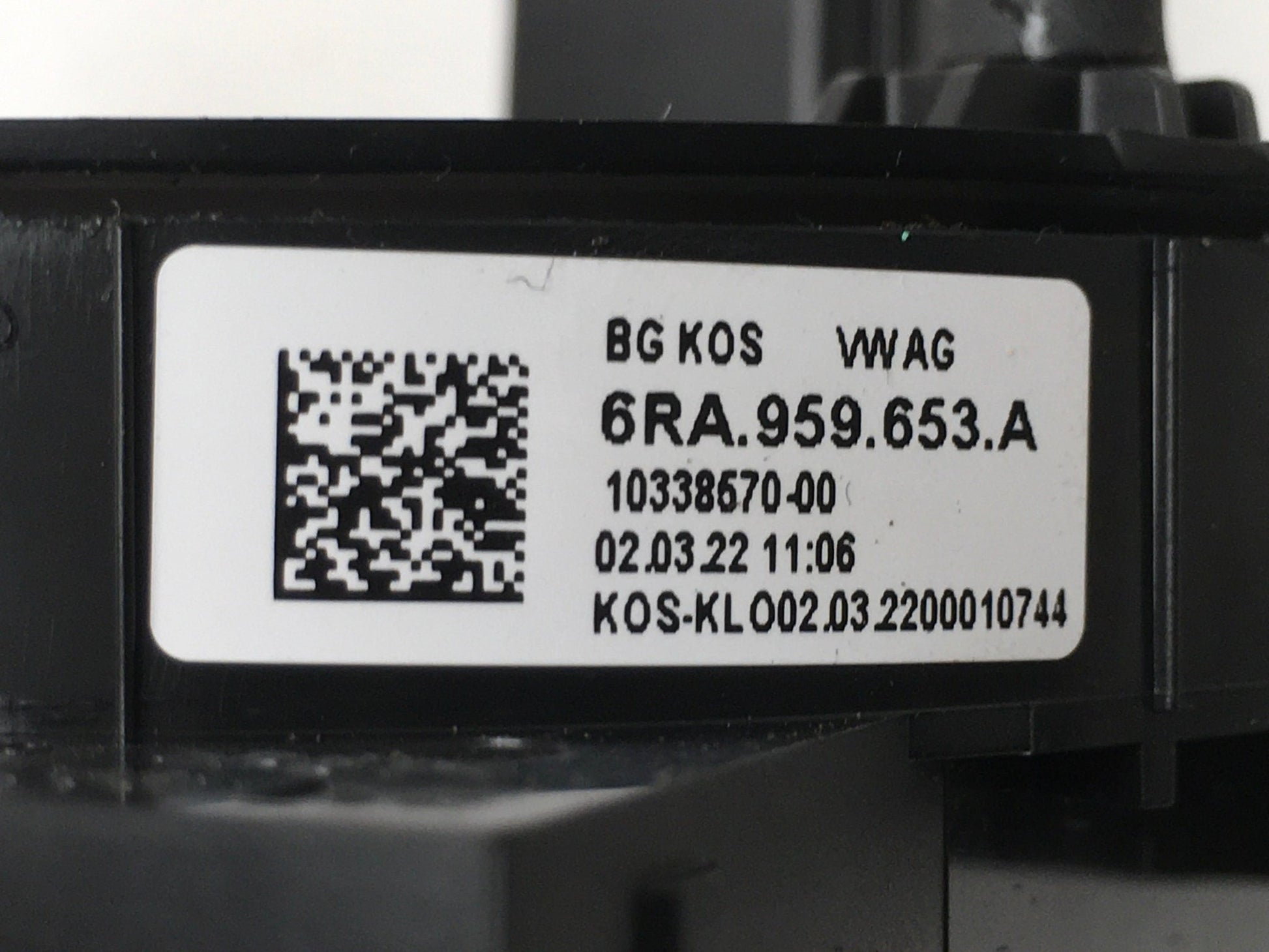 Anillo airbag VW 6RA959653A - 6RA959653A