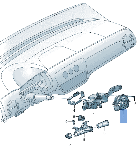 Anillo airbag VW 6RA959653A - 6RA959653A