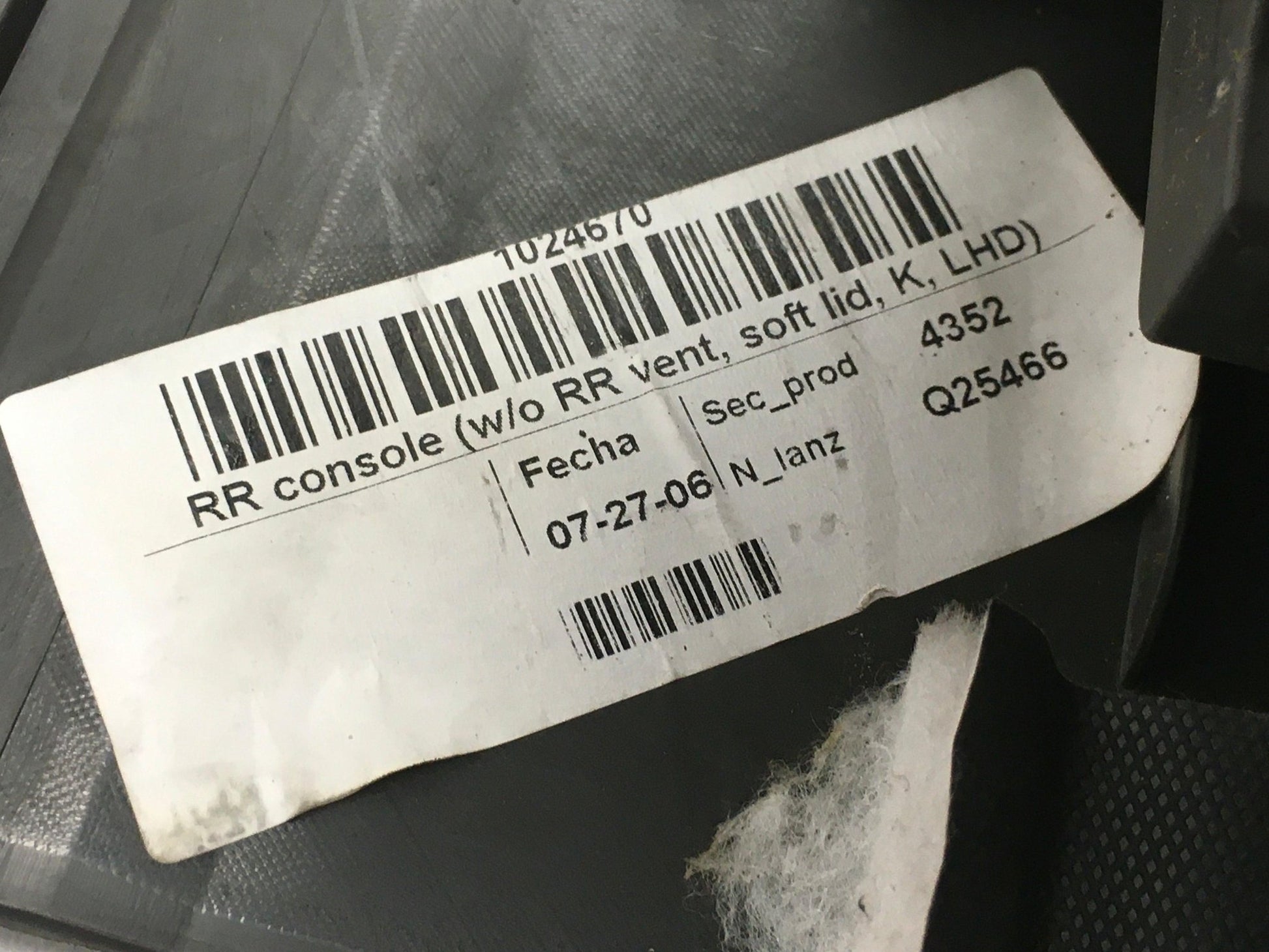 Apoyabrazos central Nissan Frontier 2/Pathfinder 3 - 96911EB30B