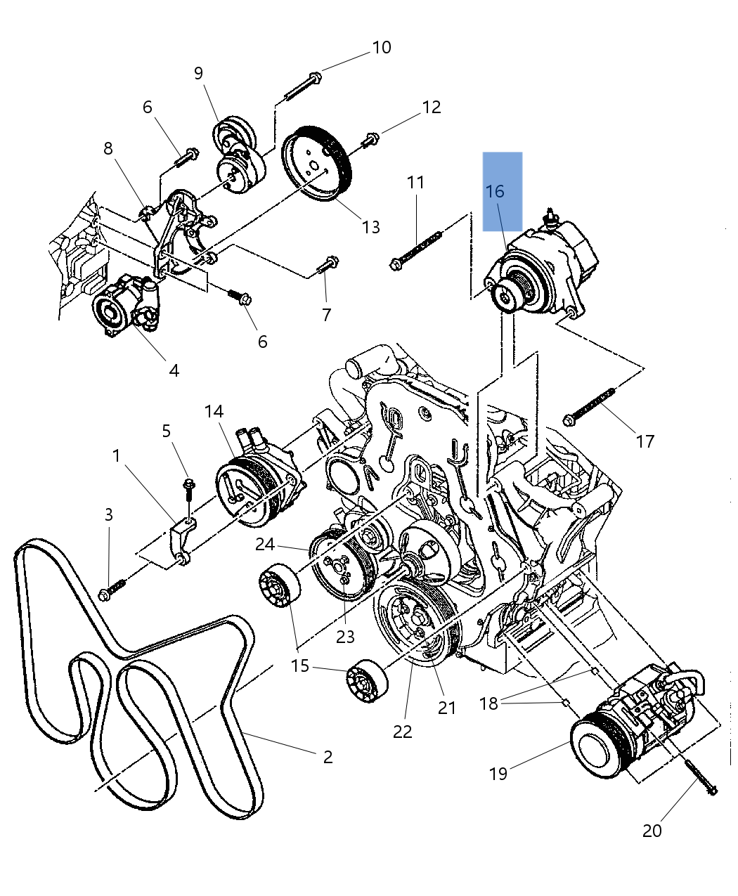 Alternador Jeep Cherokee KJ