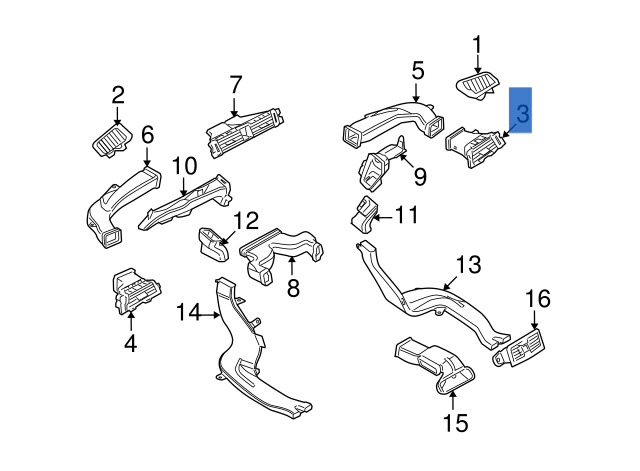 Rejilla derecha BMW E90 E93