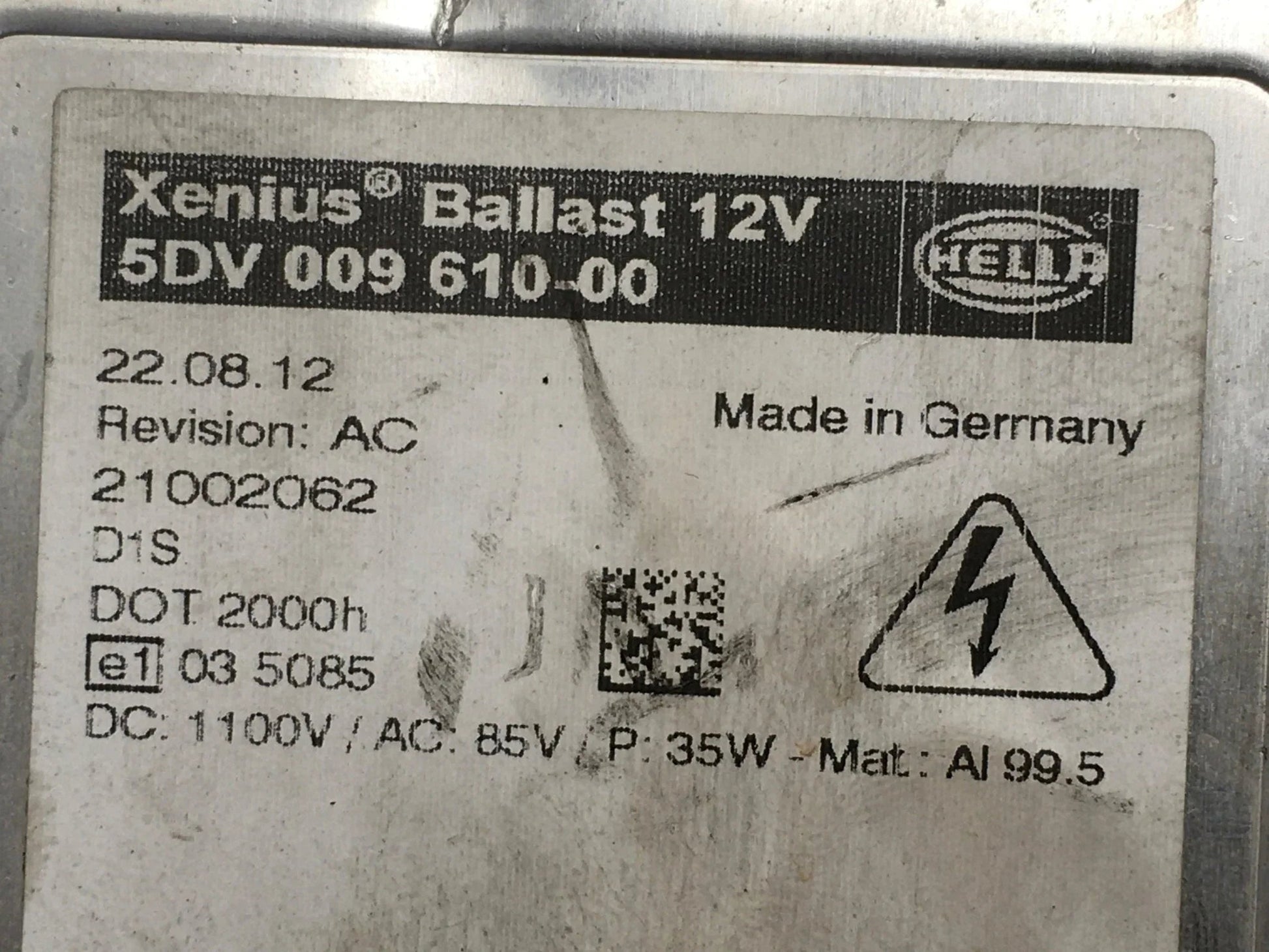 Balastro Xenon 5DV00961000