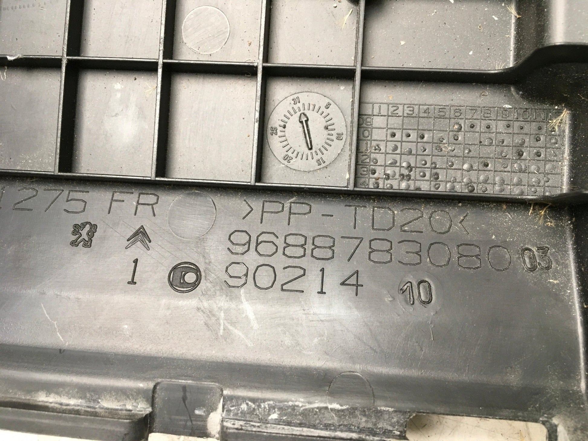 Bandeja Bateria PSA 9688783080 - 9688783080