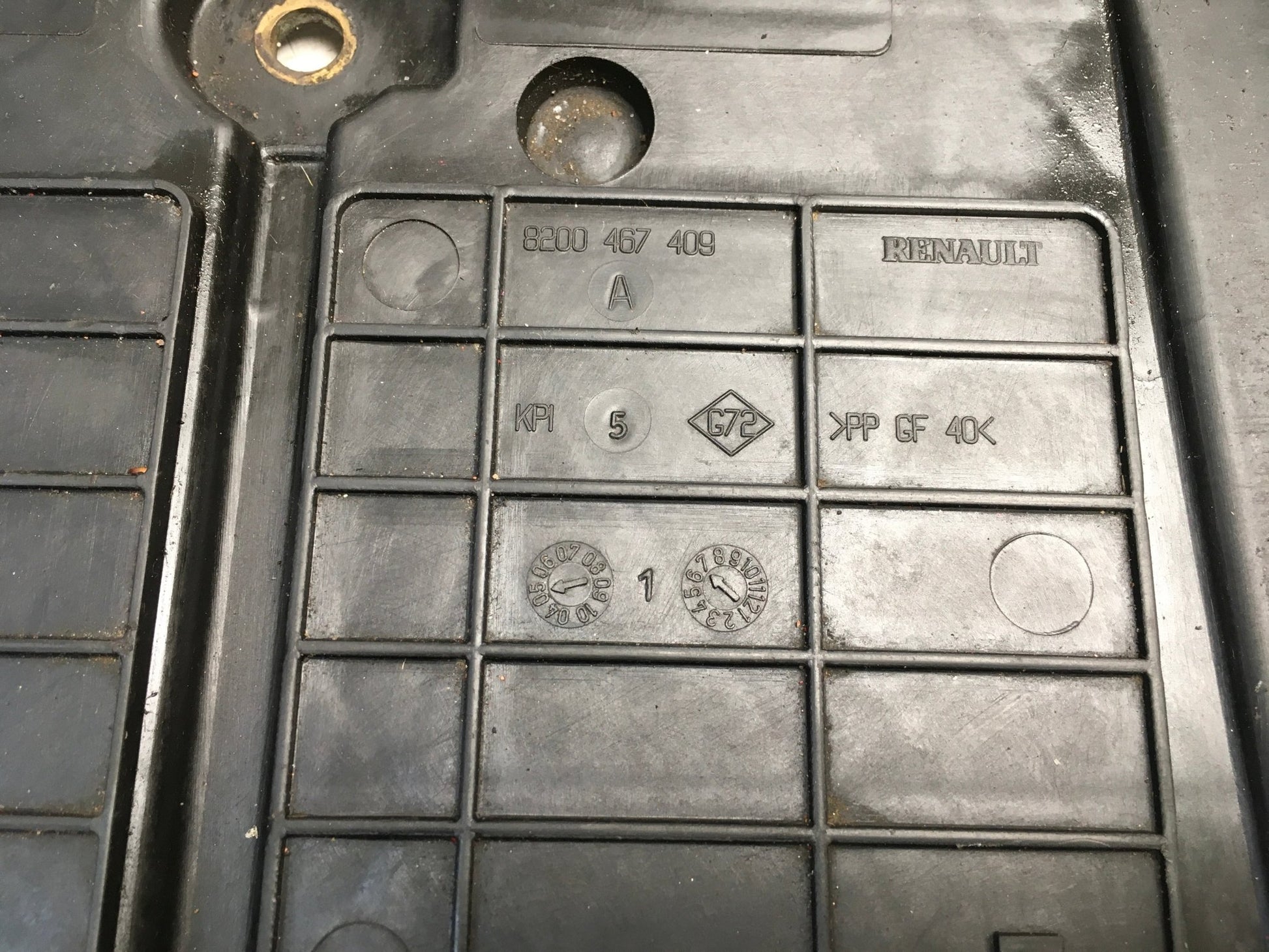 Bandeja bateria Renault Scenic II - 8200467409