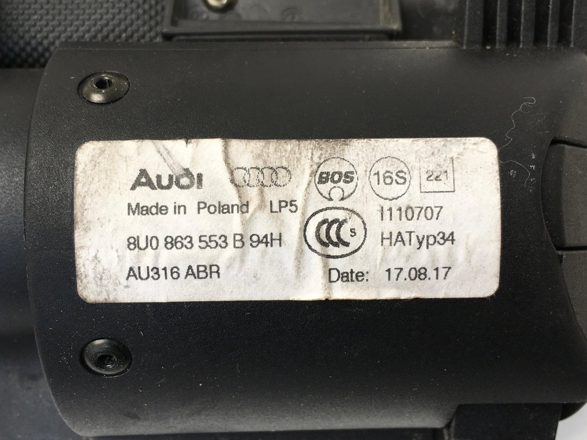 Bandeja maletero Audi Q3 8U - 8U0863553B