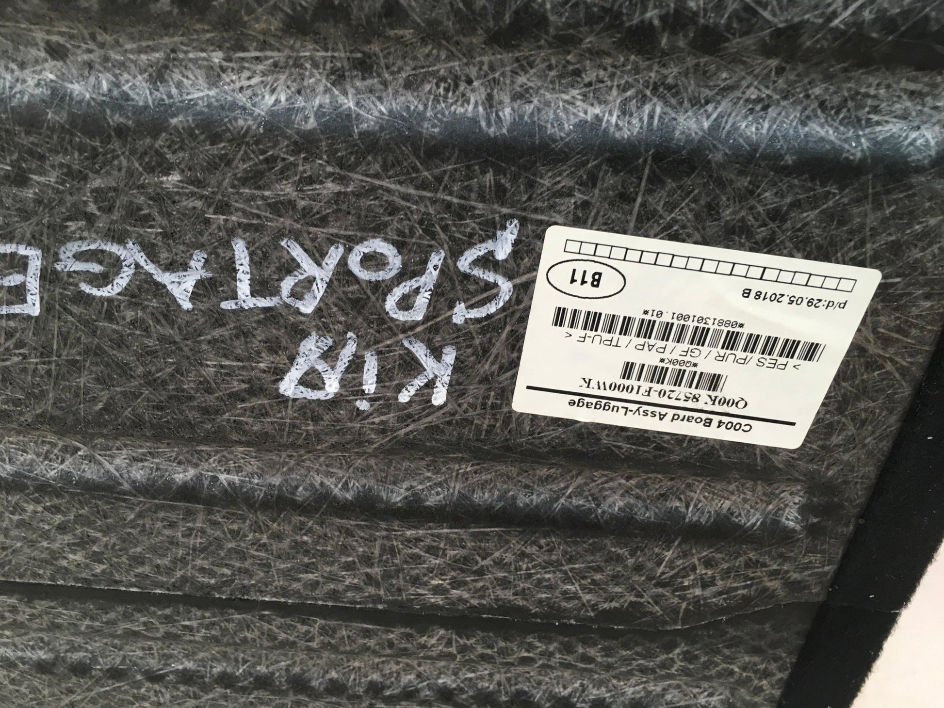 Bandeja Maletero Kia Sportage IV QL - 85720F1000