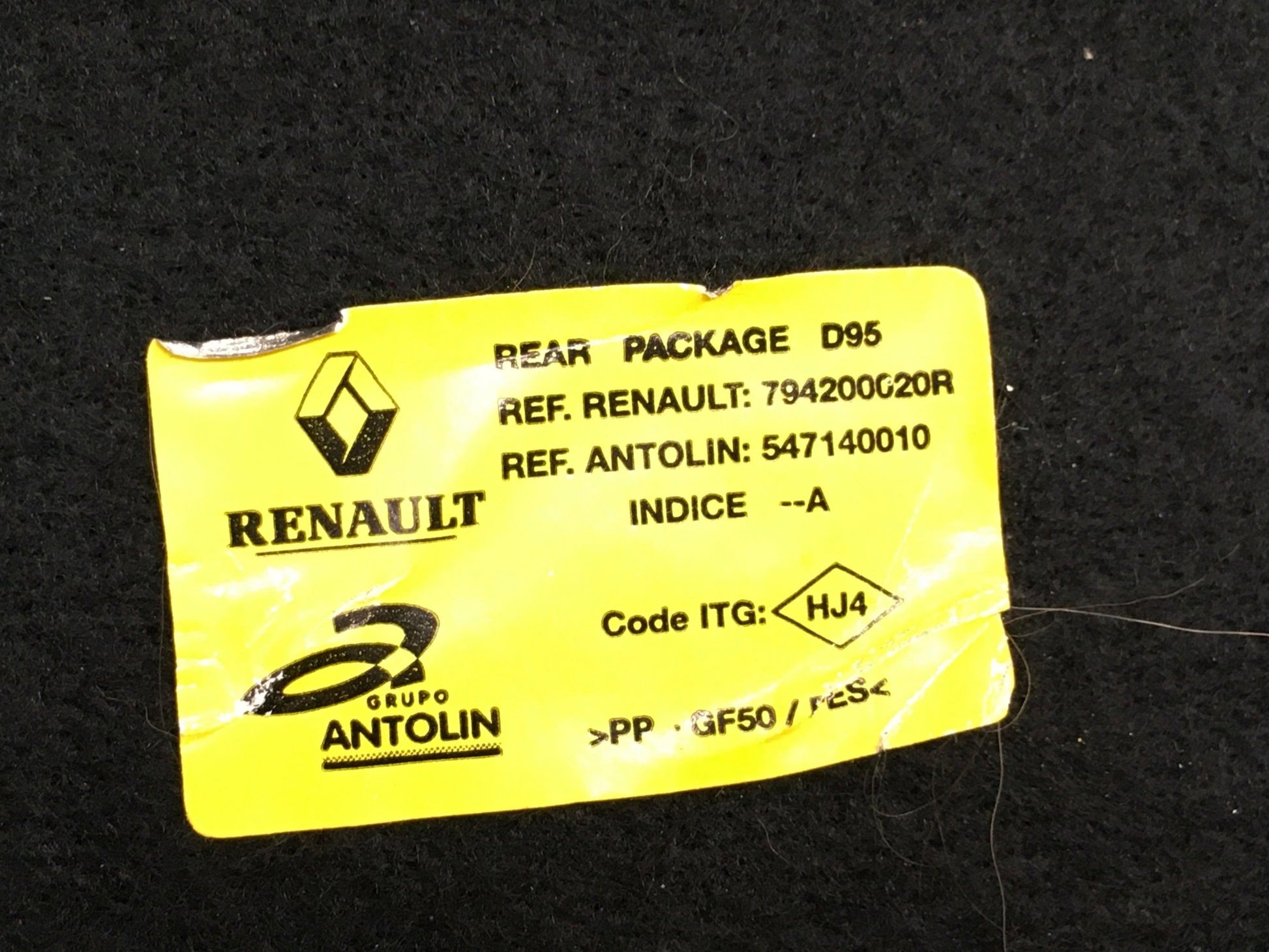 Bandeja Maletero Renault Megane III - 794200020R