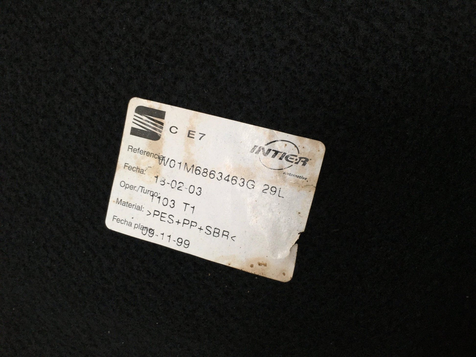 Bandeja Maletero Seat Leon 1M1 FR - 1M6863463G