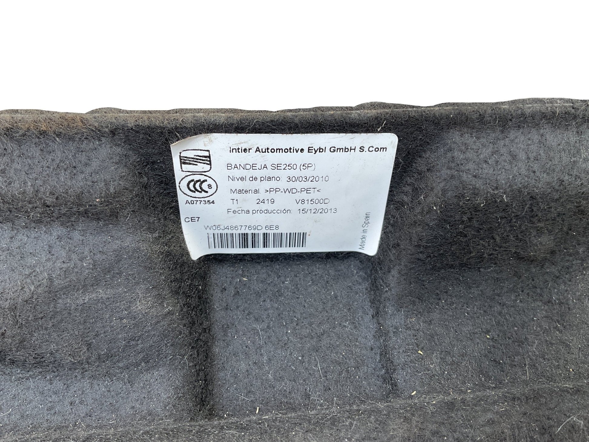 Bandeja Tra Seat Ibiza IV 6J5 08-17 - 6J4867769D6E8