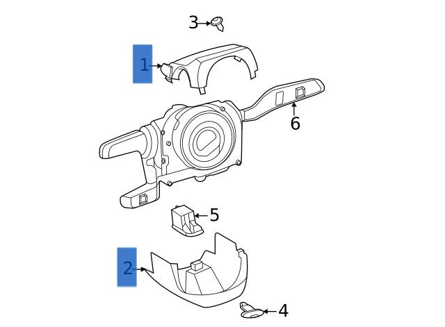 Moldura columna direccion Porsche 911 992