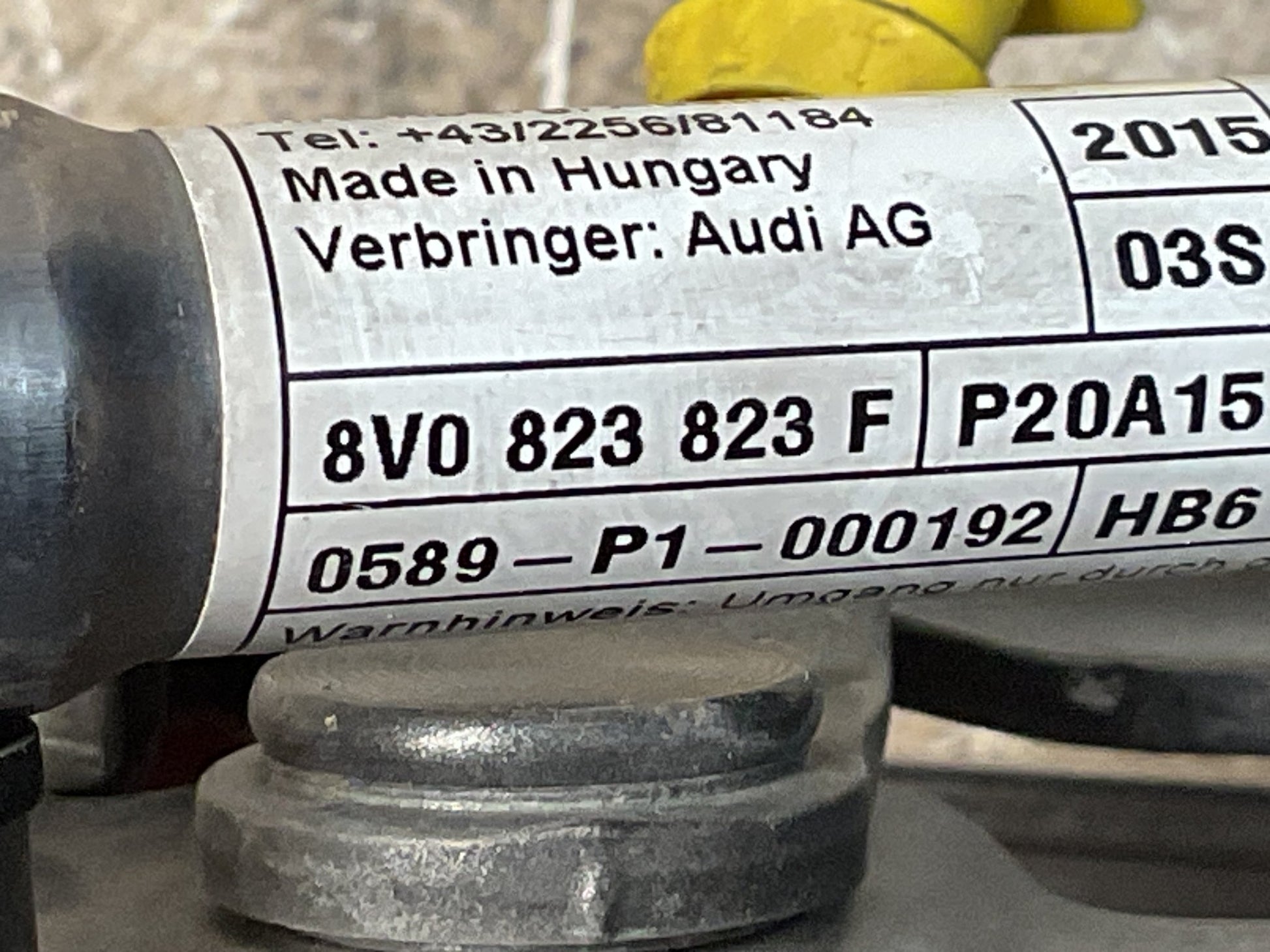 Bisagra dcha Capo Audi A3 8V 2012 - 2020 - 8V0823302F