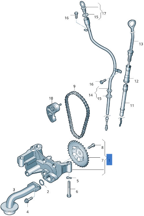 Bomba Aceite VW 2.0 03G115105 - 03G115105