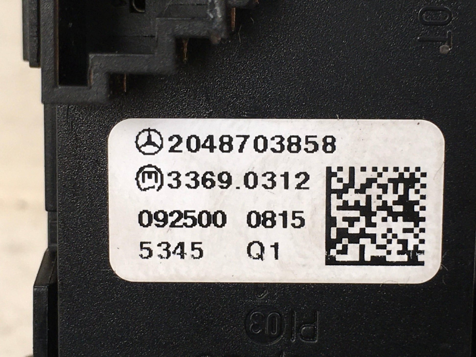 Boton Emergencia Mercedes GLK X204 - 2048703858