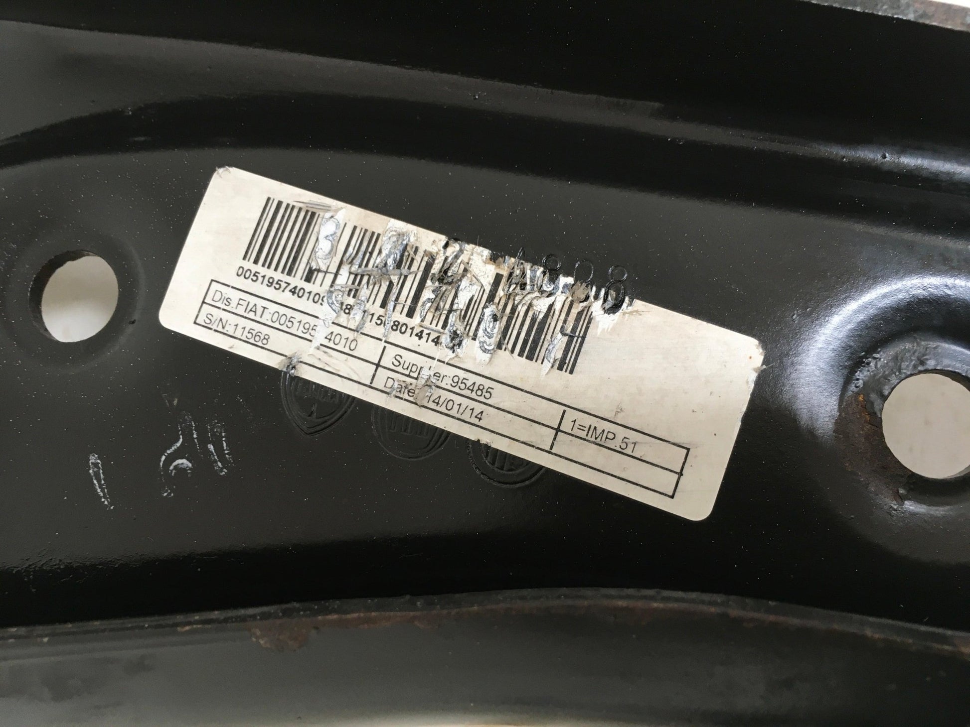 Brazo suspension derecho Fiat Panda III - 00519574010