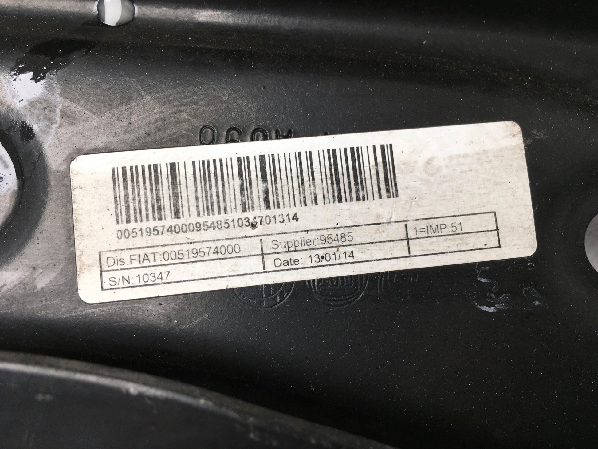 Brazo suspension izquierdo Fiat Panda III - 00519574000