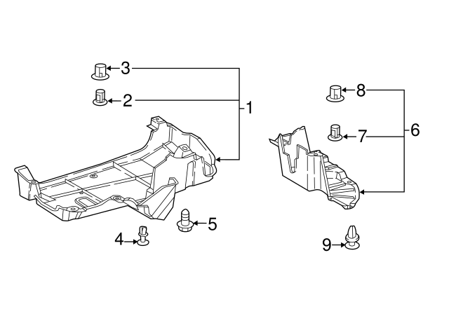 Cubierta Bajos trasera Toyota C-HR