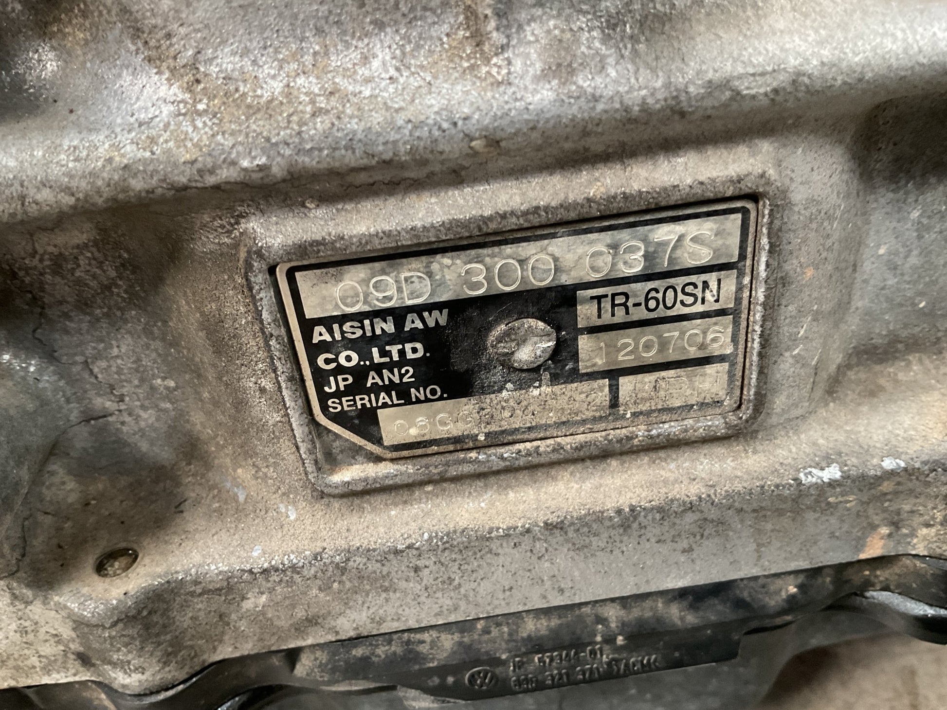 Caja cambios Audi Q7 2006-2015 - 09D300037S _