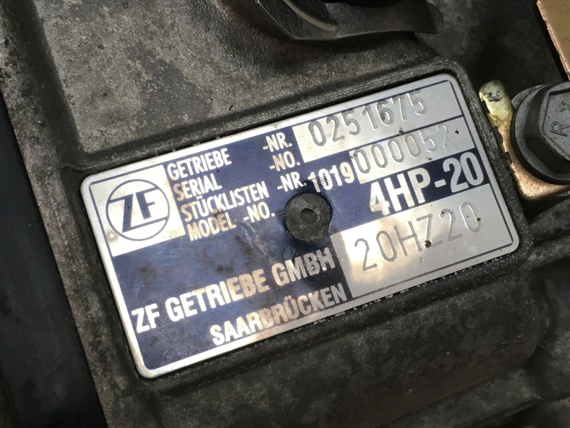 Caja cambios auto Citroen C5 I 20HZ20 - 20HZ20