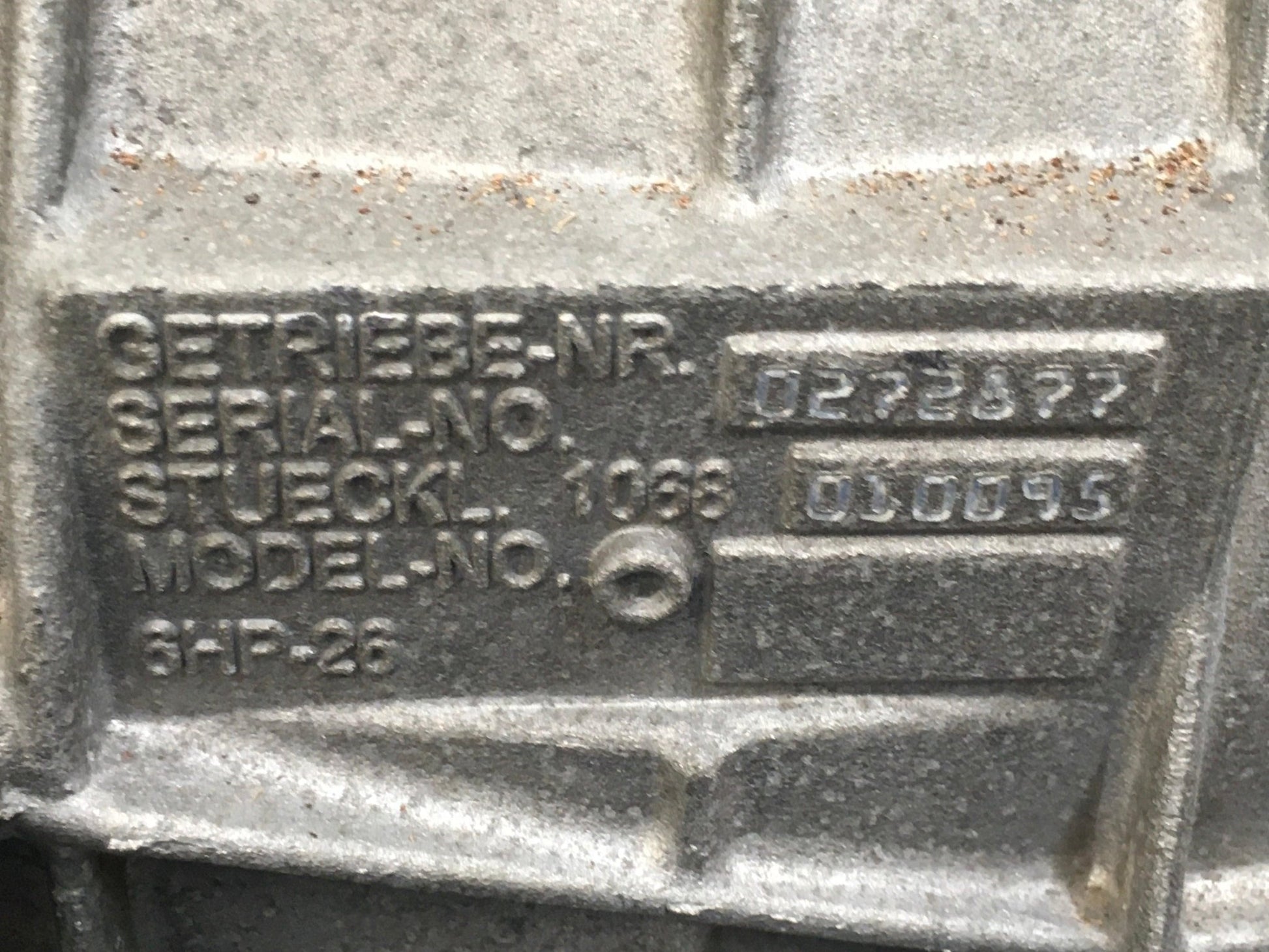 Caja cambios BMW 5 E60 7534629 - 7536078