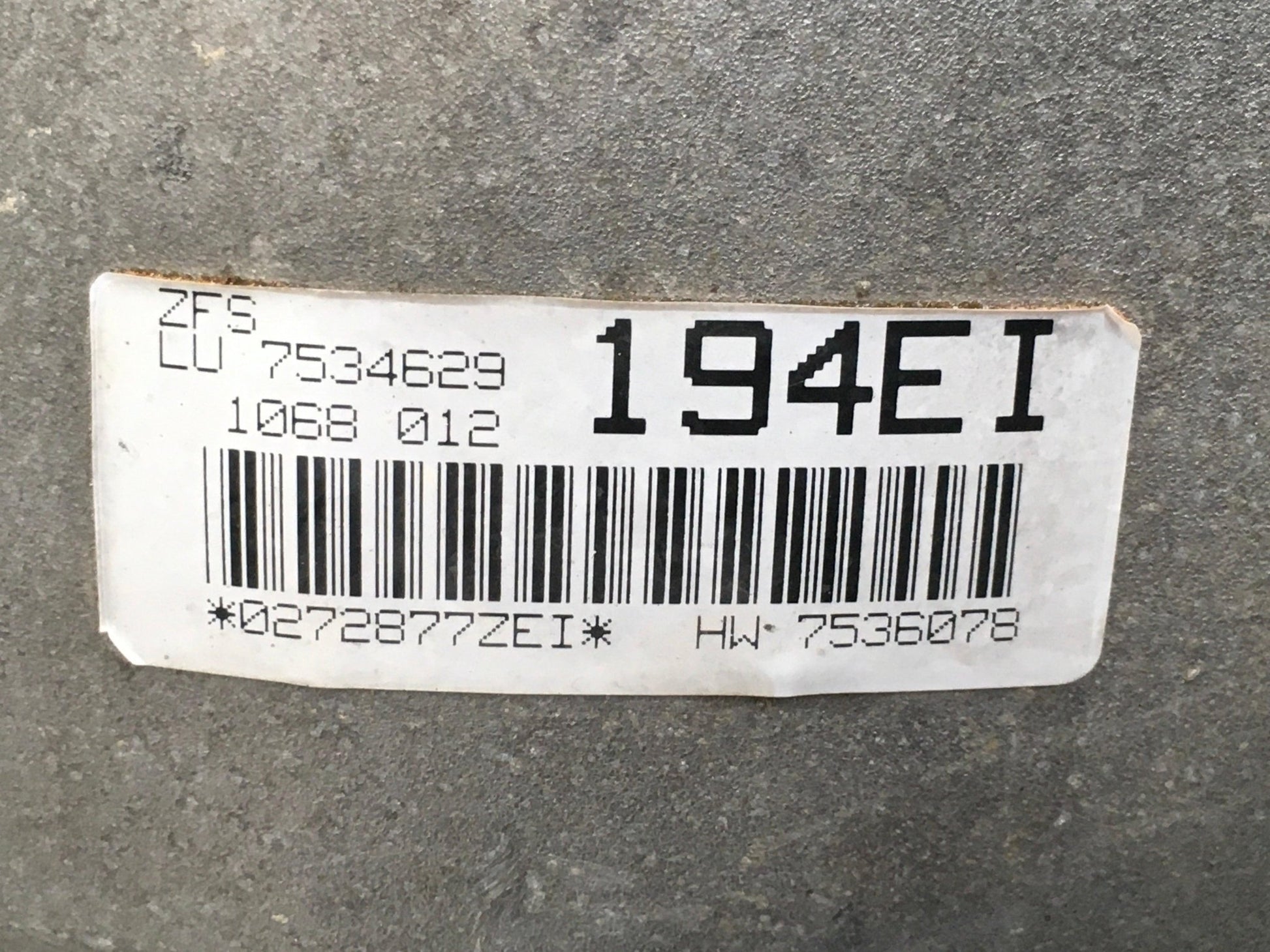 Caja cambios BMW 5 E60 7534629 - 7536078