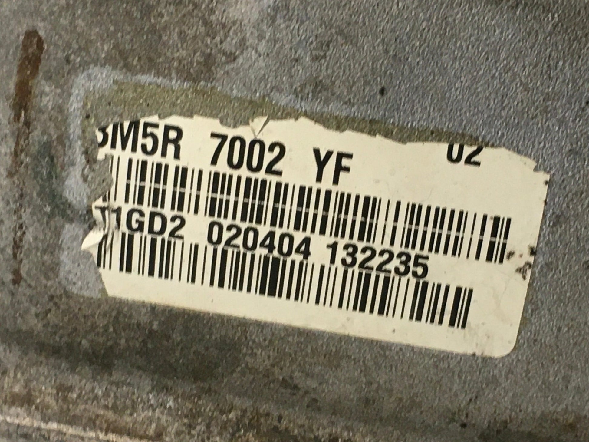 Caja cambios Ford 1.6 TDCI 3M5R7002YF - 3M5R - 7002 - YF