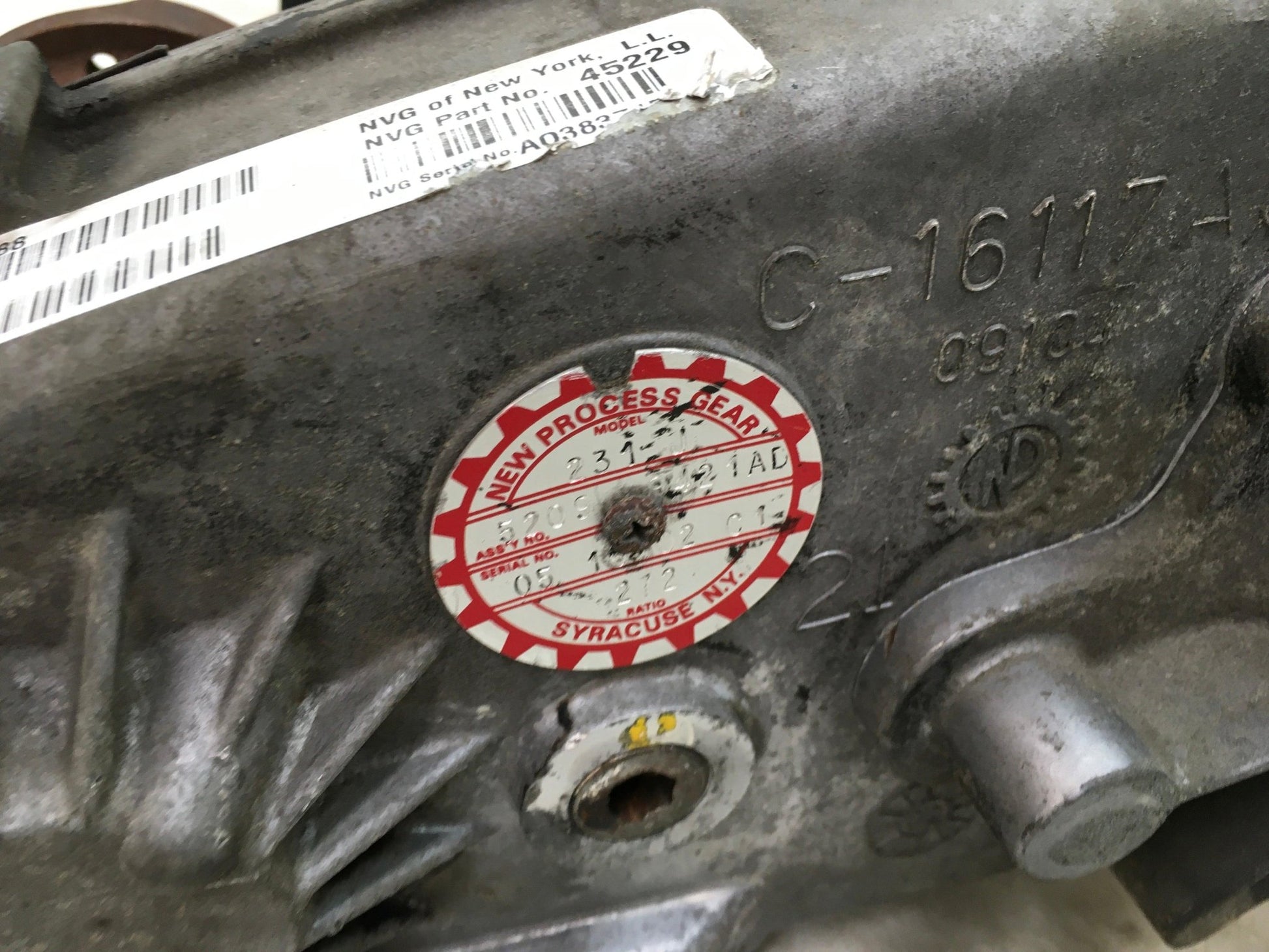 Caja cambios Jeep Cherokee III KJ - P52099421AD