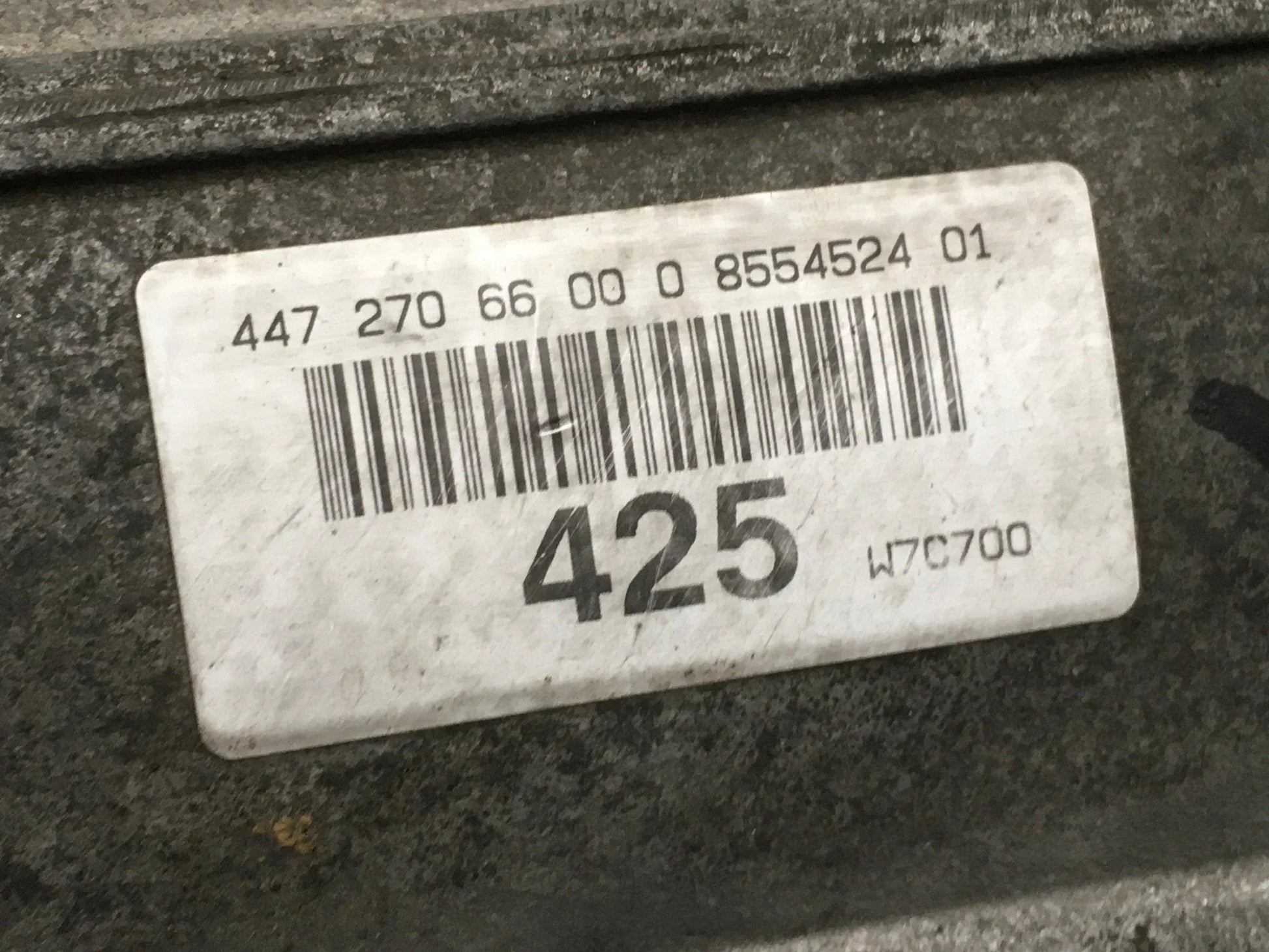 Caja cambios Mercedes W477 4472707200