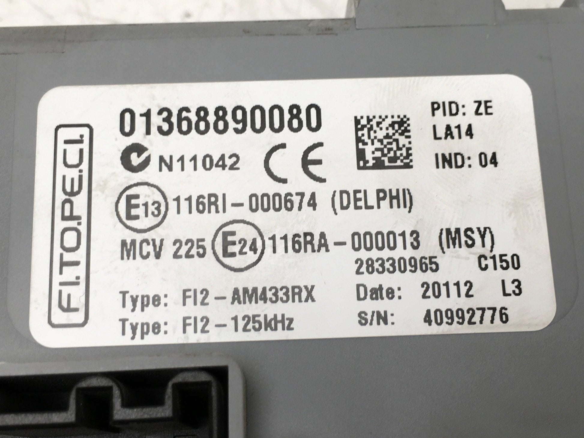 Caja Fusibles Fiat Fiorino - 01368890080