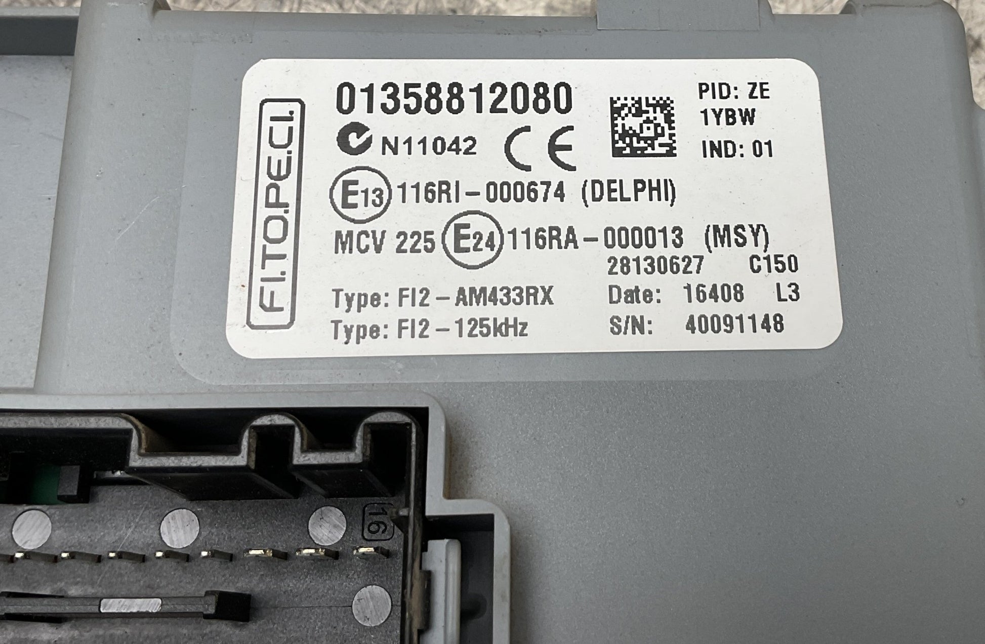 Caja Fusibles Fiorino Nemo Bipper 07 - 23 - 01358812080