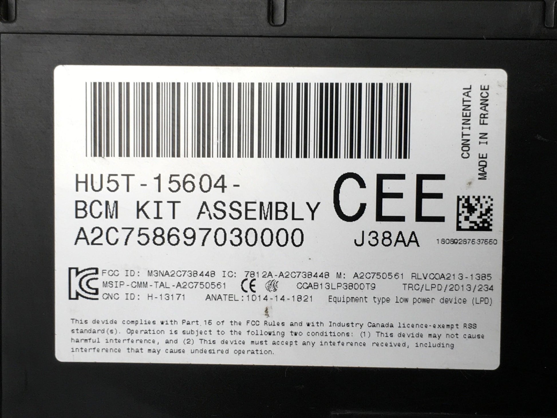 Caja fusibles Ford A2C73004802 - A2C73004802