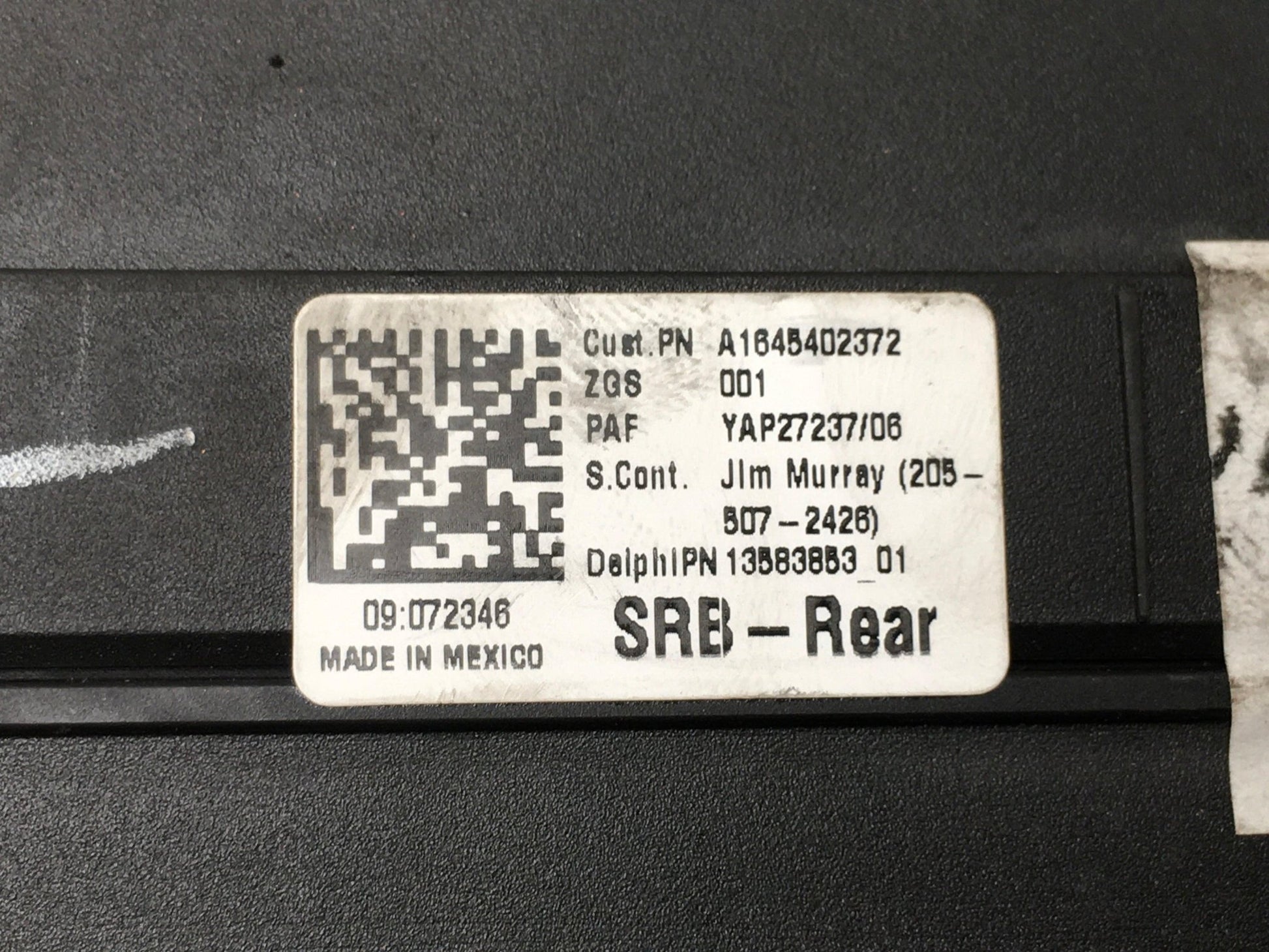 Caja Fusibles Mercedes W164 - A1645402372