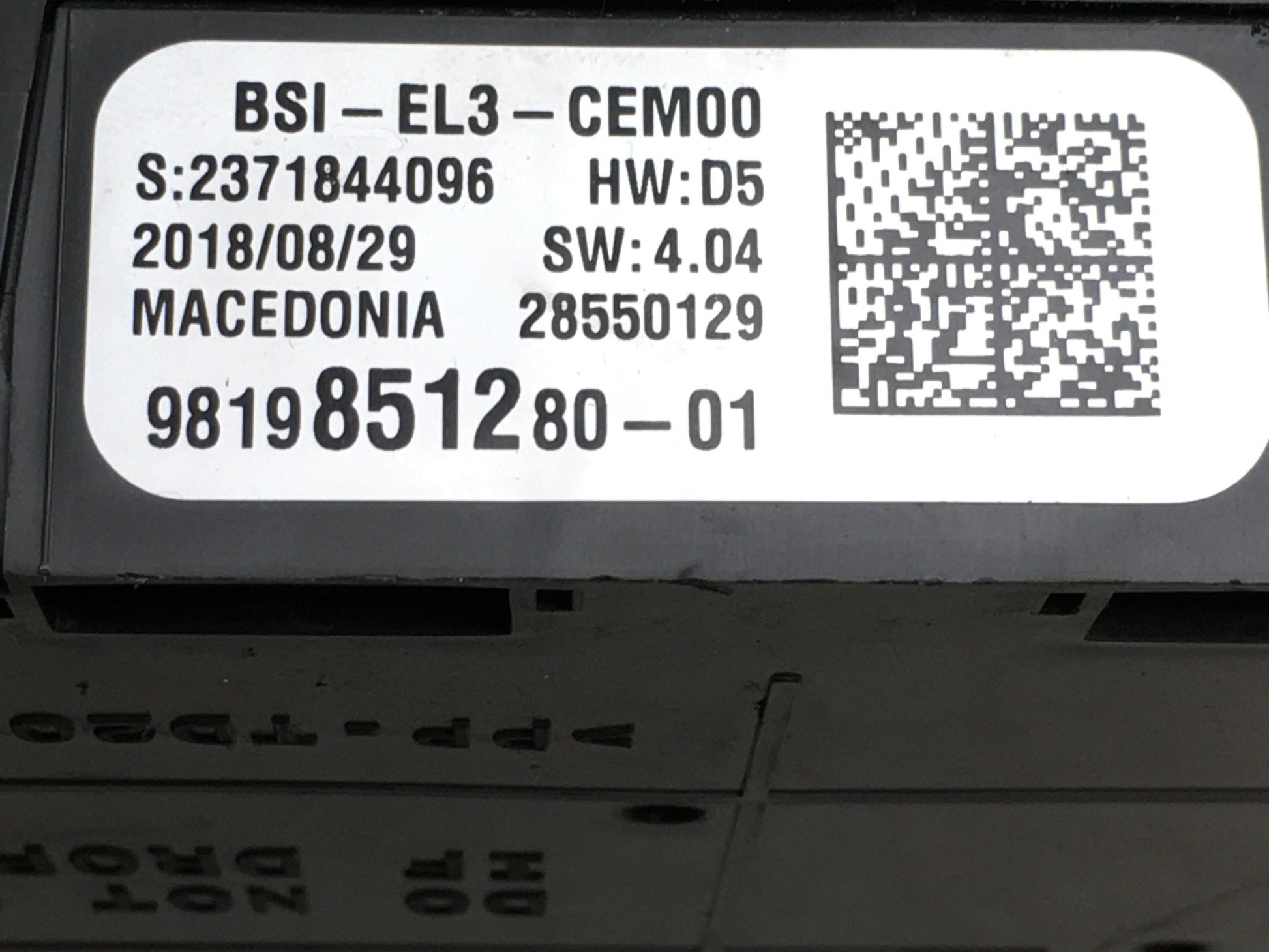 Caja fusibles PSA 9819851280 - 9819851280