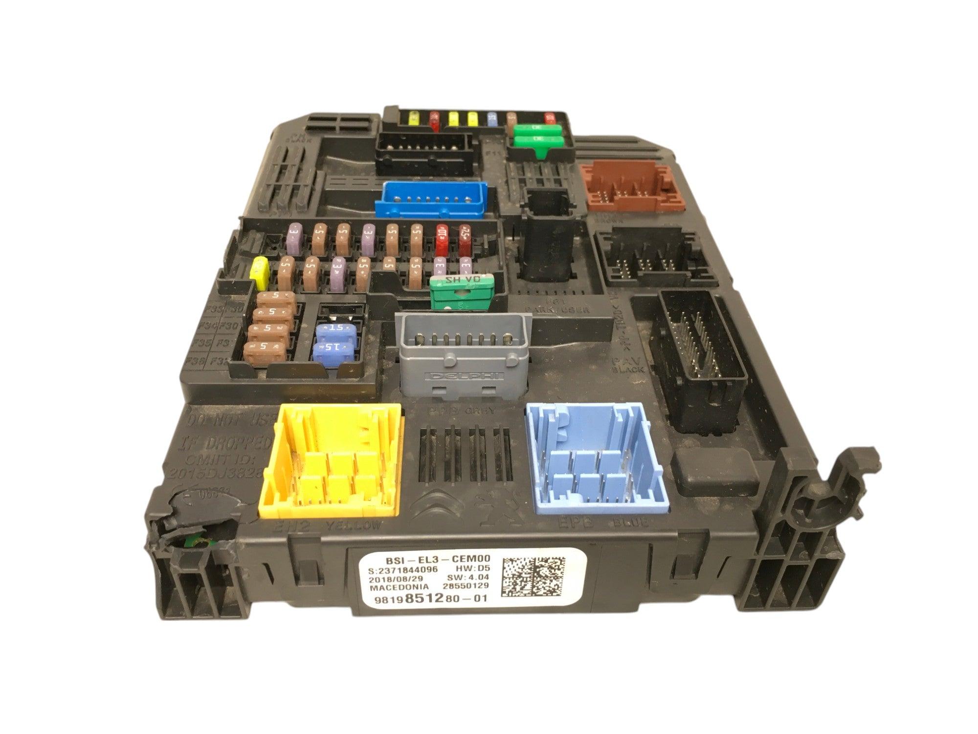 Caja fusibles PSA 9819851280 - 9819851280