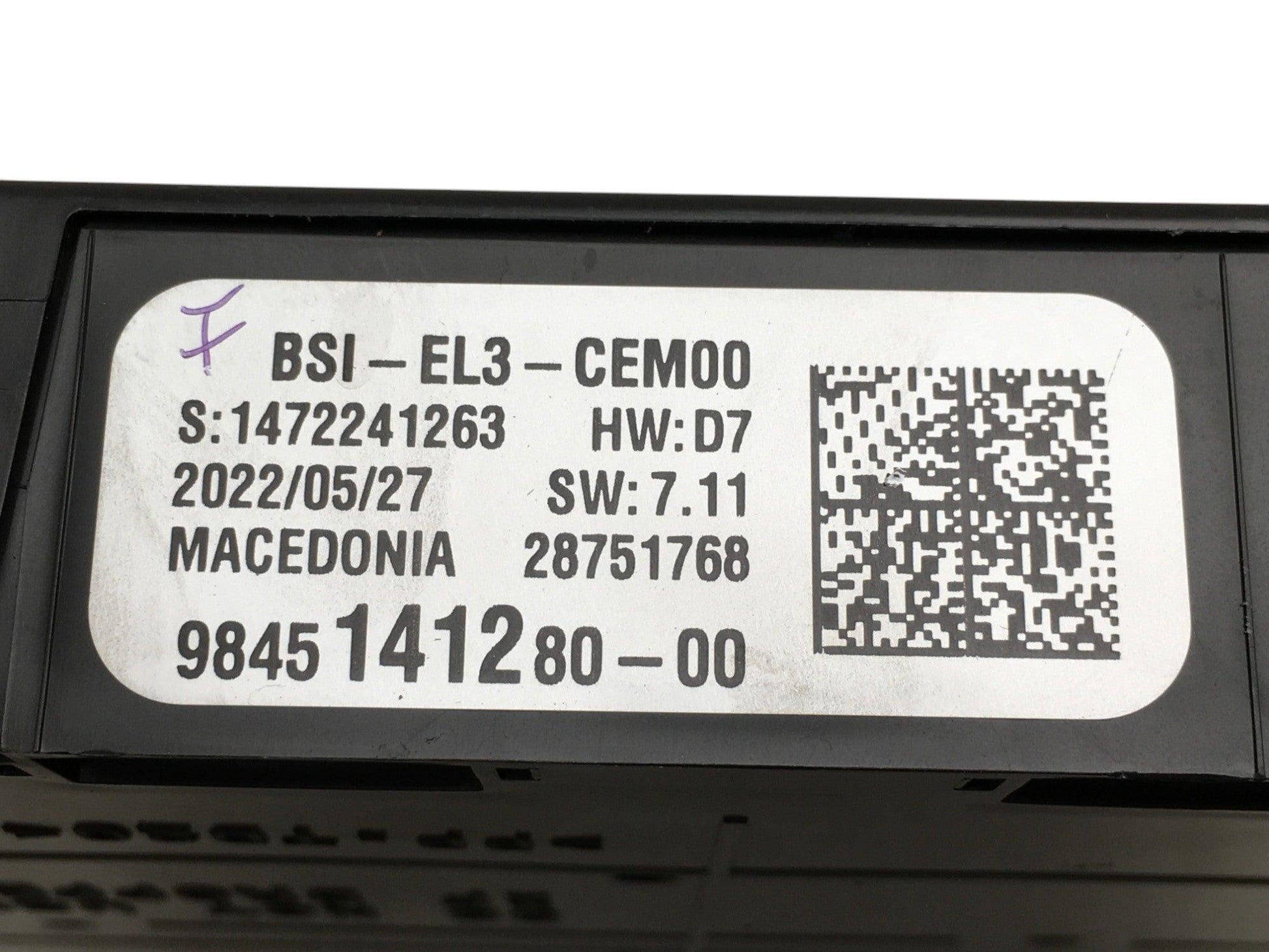 Caja fusibles PSA 9845141280 - 9845141280