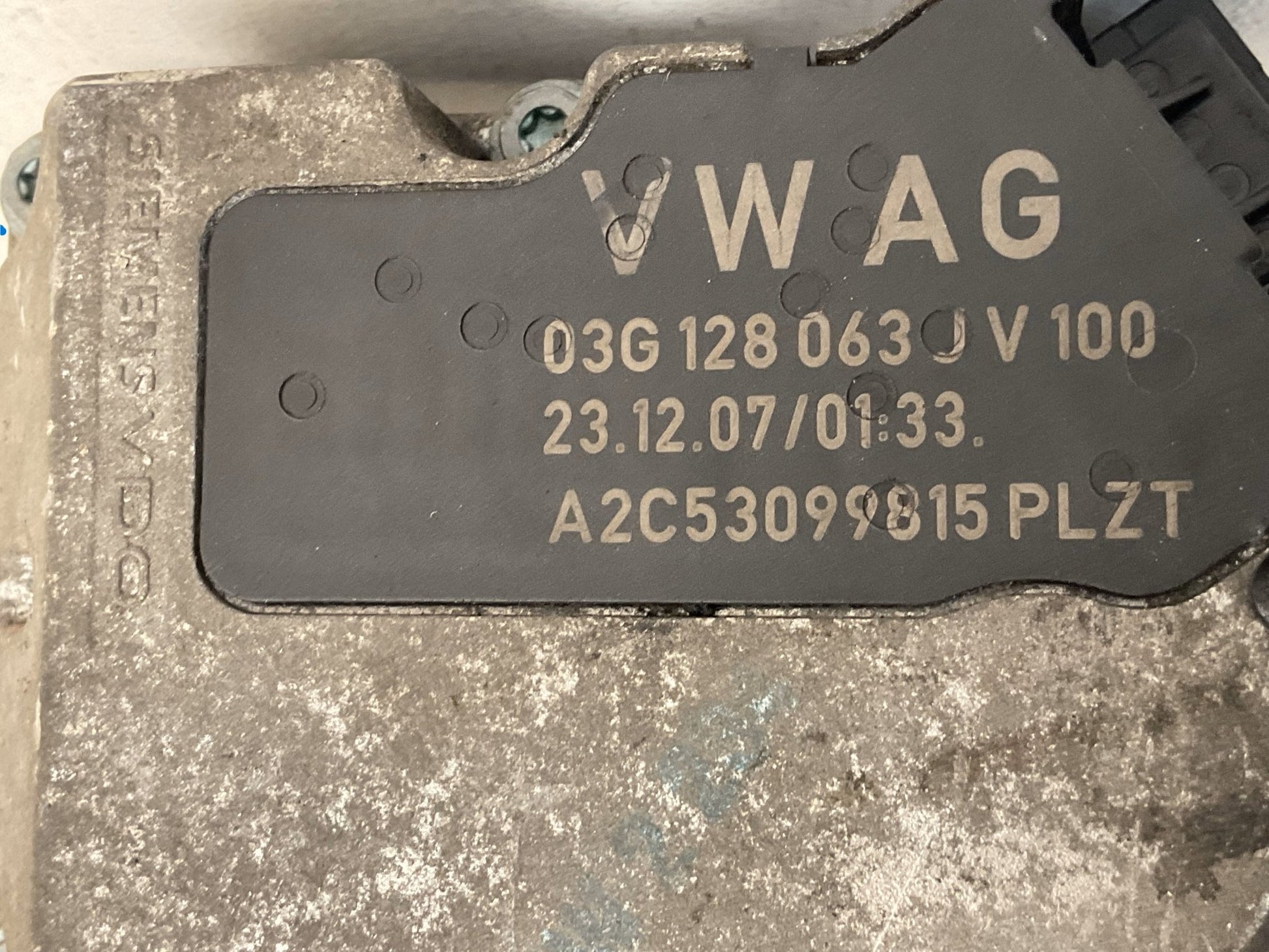 Caja Mariposa VW 03G128063JV100 - 03G128063JV100