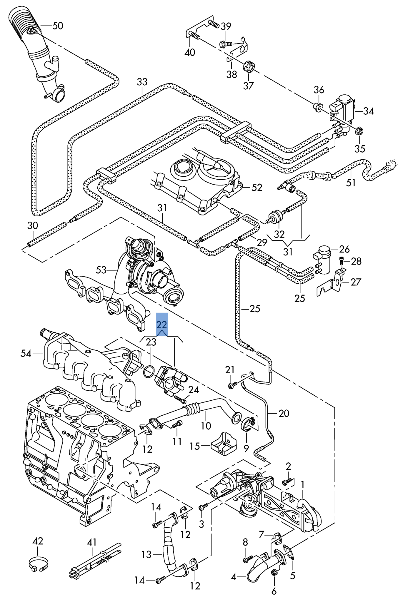 Caja Mariposa VW 03L128063Q - 03L128063Q