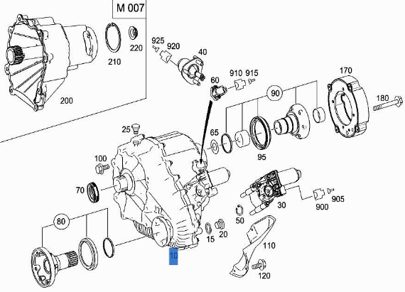 Caja Transfer Mercedes ML W164 - A1642800900