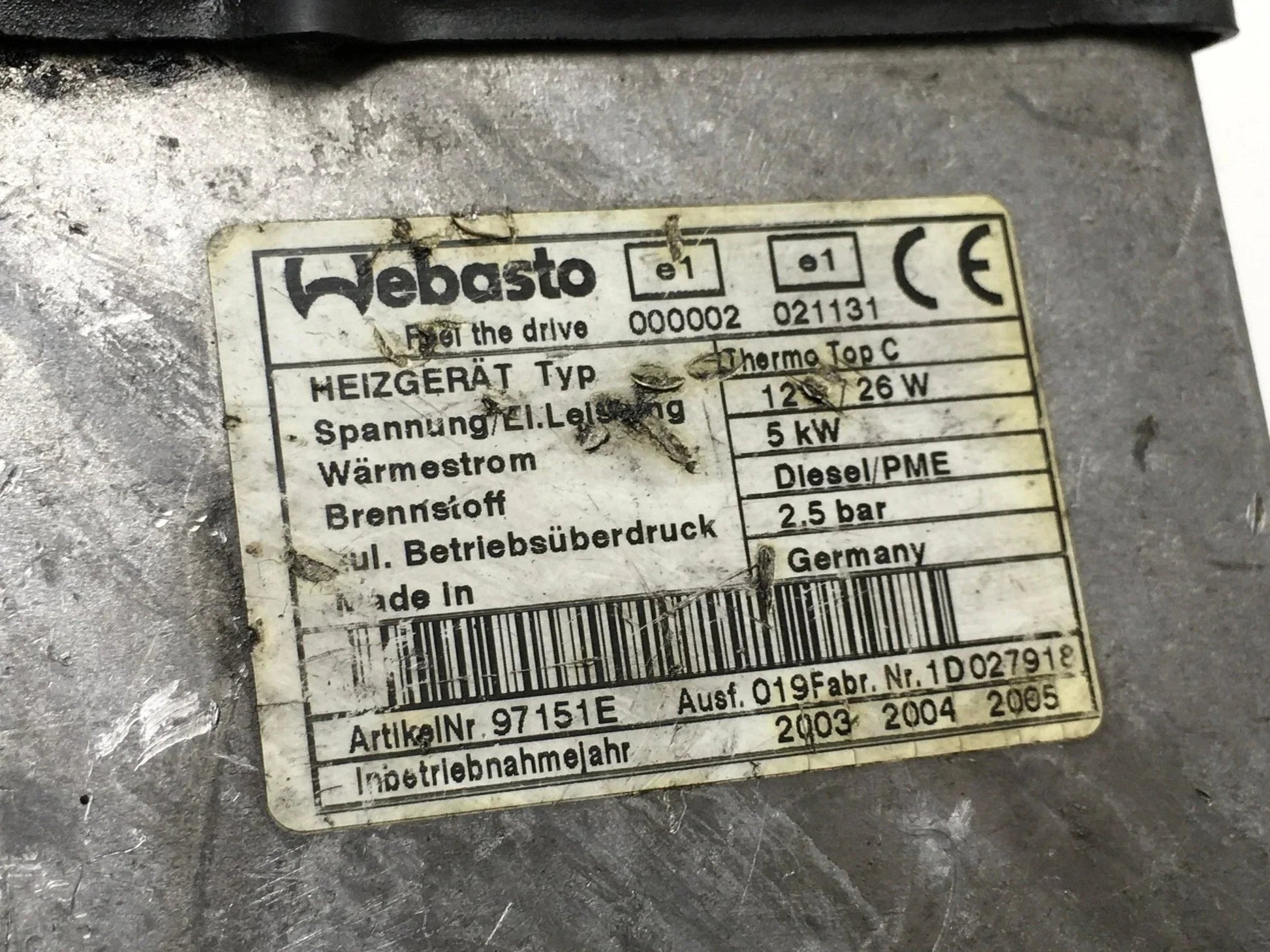 Calefacción estacionamiento VW Touareg 7L6815071A
