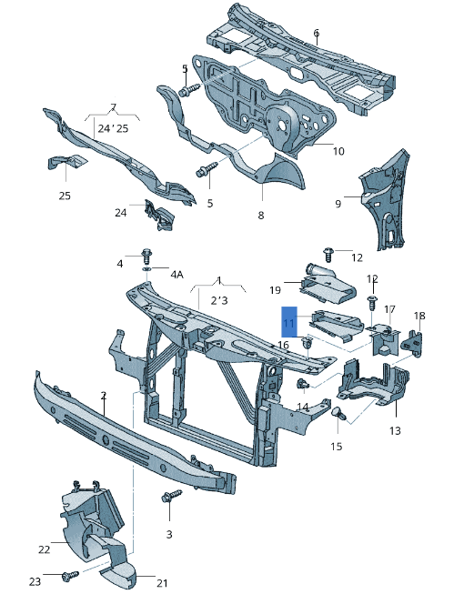 Canal aire asiento Seat Leon 1M - 1M0805961