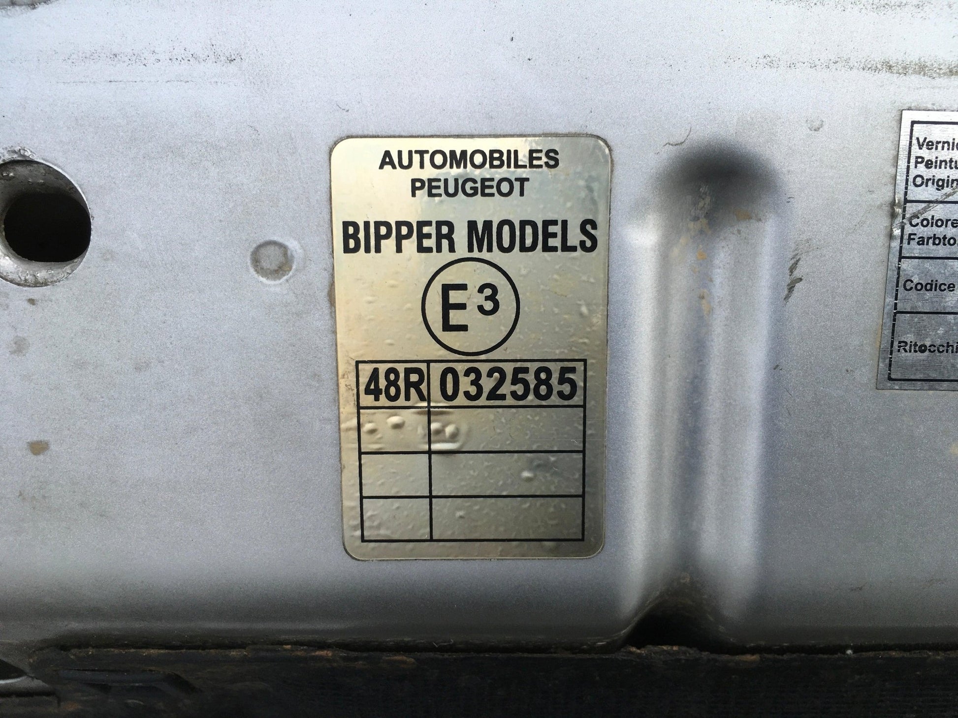 Capo Peugeot Bipper - 7901Q0